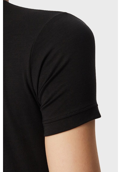 Guess New Ss Cn Mini Logolu T Shirt W6yı12k3751 Kadın T Shirt W6yı12 K3751 Jblk Siyah