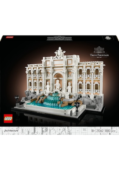 LEGO® Architecture Trevi Çeşmesi 21062 - Yetişkinler için Koleksiyonluk Seyahat Hatırası Yapım Seti (1880 Parça)