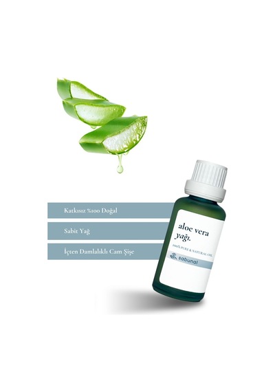 Sabunal Aloe Vera Yağı 30 ML - Doğal Soğuk Sıkım Cilt Bakım Yağı