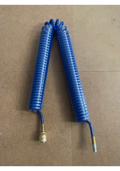 Elsa Teknik Jaklı Spiral Hava Hortumu Pe 5x8x10 Metre Sarı Stoperli