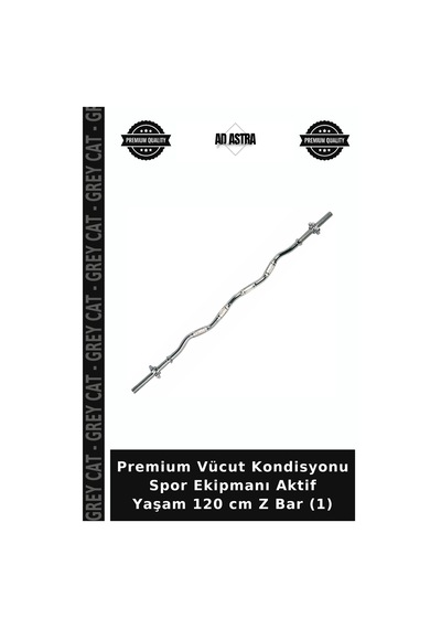 Premium Vücut Kondisyonu Spor Ekipmanı Aktif Yaşam 120 Cm Z Bar 1