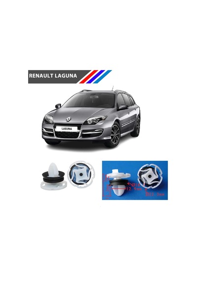 Nvr Renault Laguna 3 Döşeme Klipsi 7703077476 - 9345zn