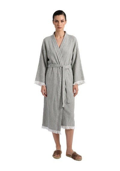 Brandsmiths Lune Grey Kimono Sarı