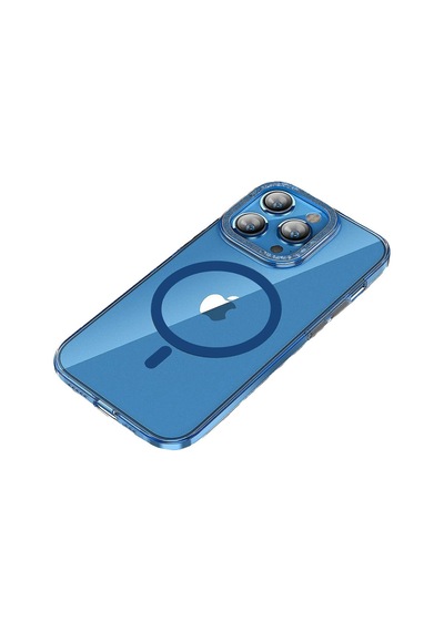 Bikapak Magfıt Apple Uyumlu iPhone 15 Pro Mavi Kapak