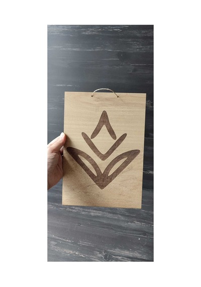 Yantra Başarı Sembolü Ahşap