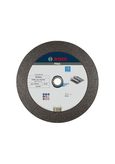 Accessories Professional 1 X Kesme Diski, Düz Uzman, Metal İçin Metal, Çelik, A 36 R Bf, Çap 300 Mm, 2,8 Mm, Açılı Taşlama Makinesi Aksesuarı