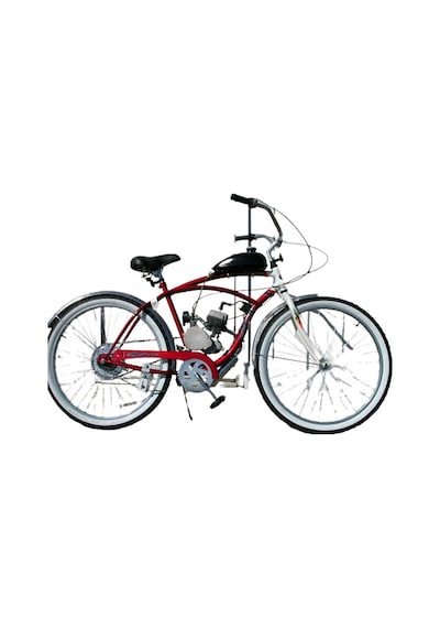 Starfire 48cc 2 Zamanlı Benzinli Bisiklet Motor Kiti Gümüş - Siyah