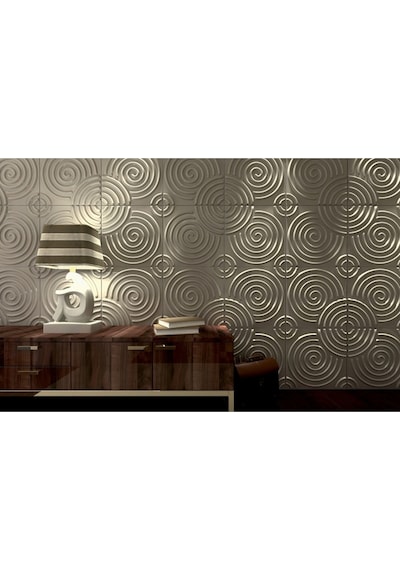 3 Boyutlu Boyanabilir Pvc Duvar Paneli Style 50-50 Cm 4 Adet-1 Metrekare