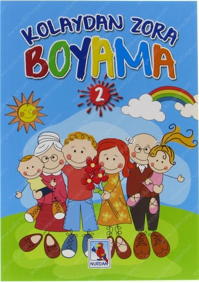 Kolaydan Zora Boyama 2 Nurdan Yayınları