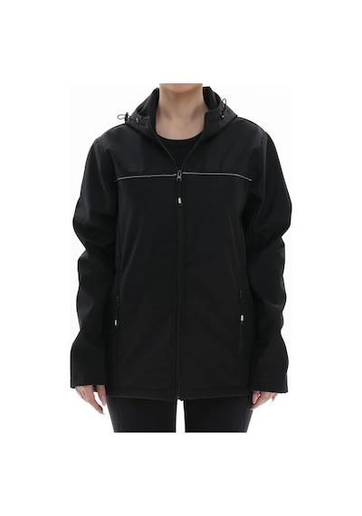 Softshell Mont Beyaz Biyeli Siyah