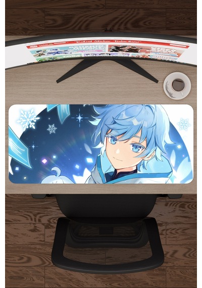 Chongyun Genshin Impact Anime Gacha V2 - 70x30 Xl Gaming Mouse Pad Fare Altlığı