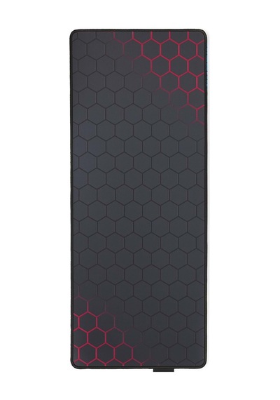 Petek Desen Kırmızı Mouse Pad 70x30 Kaydırmaz Oyuncu Ev Ofis Mousepad Petek Desen
