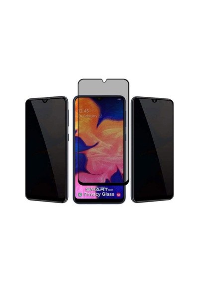 Samsung Uyumlu Galaxy A10 Yandan Görünmeyen 5D Hayalet Ekran Koruyucu