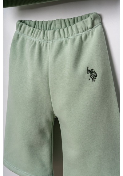 U.S. Polo Assn. Nakışlı Kız Bebek Yeşil Uzun Kol Pijama Takım Usb3246-c-v1 Usb3246-c-v1