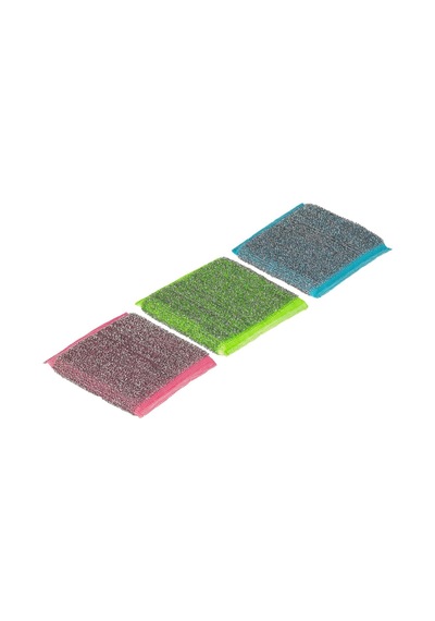 Vileda Glitzi 3 Lü Power Inox Colors Çelik Bulaşık Süngeri