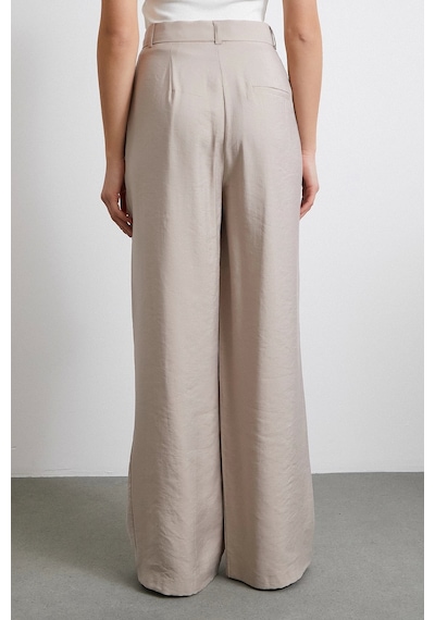 Never More Modal Palazzo Pantolon Bej Bej