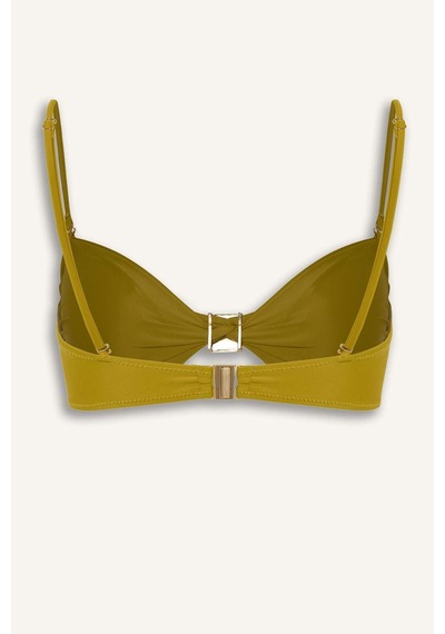 Defacto Lilyrose X Defacto Regular Fıt Bikini Üstü H8858ax26hskh229 Haki-kh229