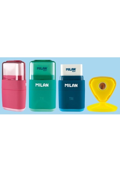 Mılan 4700116 Trı Kalemtraş/silgi Acıd - 16adet