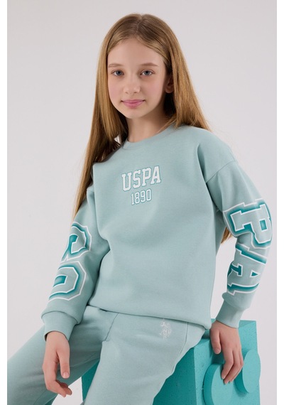 U.S. Polo Assn. U.s. Polo Assn Kız Çocuk Yeşil Eşofman Takımı 5274-48848 Yeşil