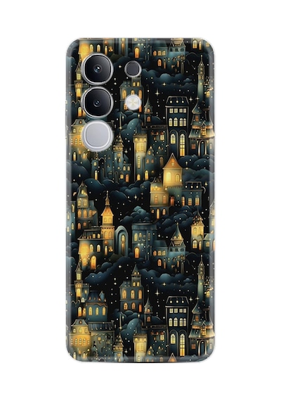 Vivo Y29 V2434 Uyumlu Kılıf Desen Baskılı Silikon Özel Seri Stk-.1015.jpg Renk44 Renk44