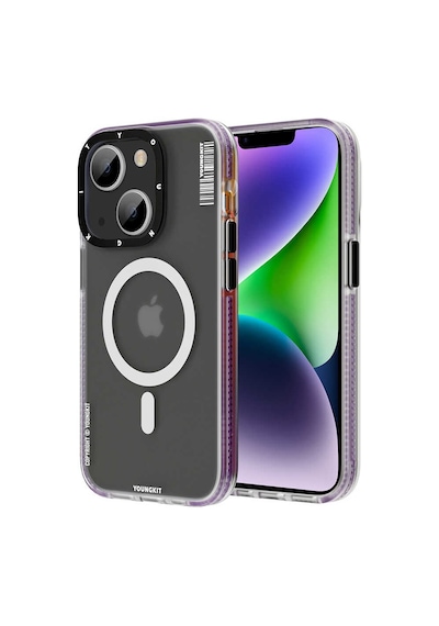 YoungKit Apple Uyumlu iPhone 14 Plus Kılıf Magsafe Şarj Özellikli Youngkit Jane Sand Serisi Kapak Youngkit-10134