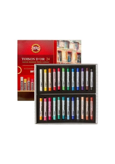 Kohinoor Toison D'Or Soft Pastel Boya 24 Renk