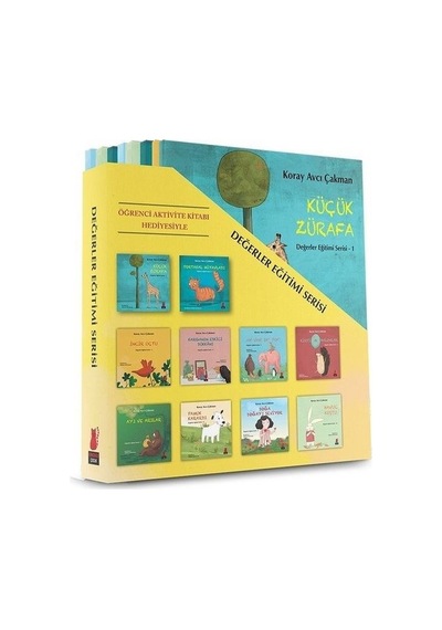Değerler Eğitimi Serisi-10 Kitap Takım - Koray Avcı Çakman - Kırmızı Kedi