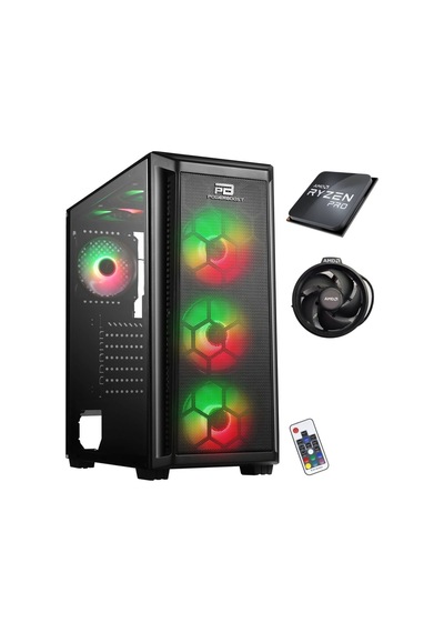 APU AMD Ryzen 3 2200G 16 GB DDR4 500 GB NVMe SSD Free Dos Oyuncu Bilgisayarı