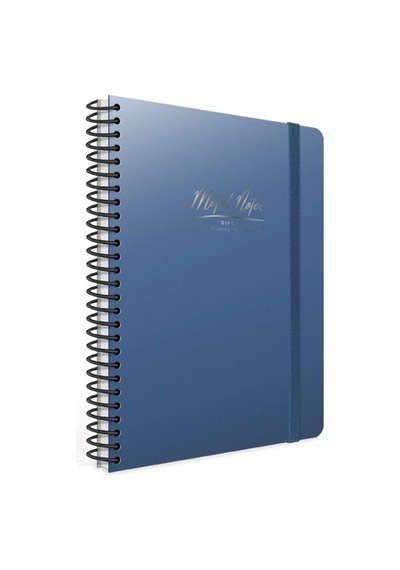 Gıpta Metal Notes Spiralli Pp Kapak A6 80yp. Çizgili Defter Çok Renkli