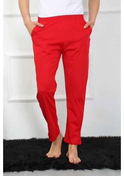 Akbeniz Erkek Pamuk Kırmızı Tek Alt Pijama 27495 Kırmızı