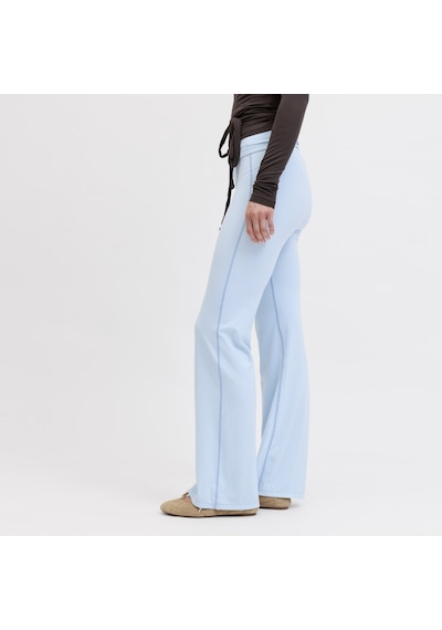 Jack & Jones Kadin Yuksek Bel Yoga Tayti Interlock Kumas Esnek Spor Tayt - 12292391 Skyway