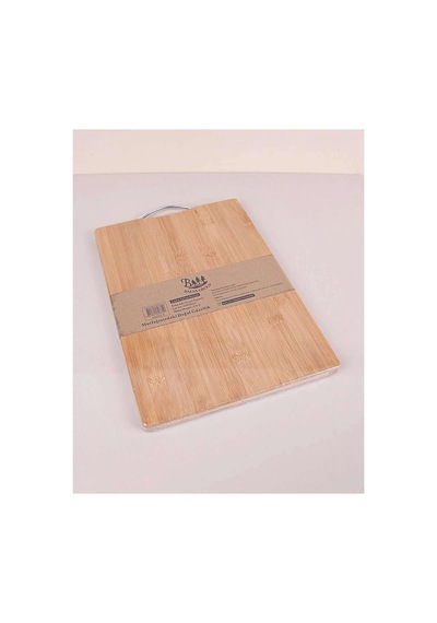 Bambu Metal Saplı Ekmek Kesme Tahtası22x32 Belirtilmemiş