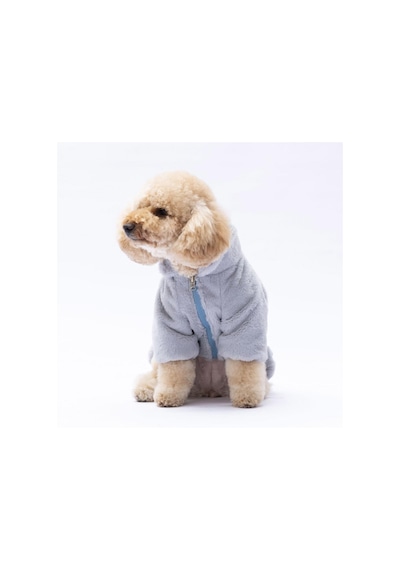Gri Paris Ceket Kedi Köpek Ceketi Kedi Köpek Kıyafeti Kedi Köpek Elbisesi