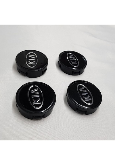 Jant Göbeği Kia 58/55 (55Mm Yuva )4Lü Set Sıyah Tip
