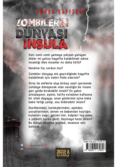 Zombilerin Dünyası - İnsula - Emrah Kapışkay - İnsula Yayınları