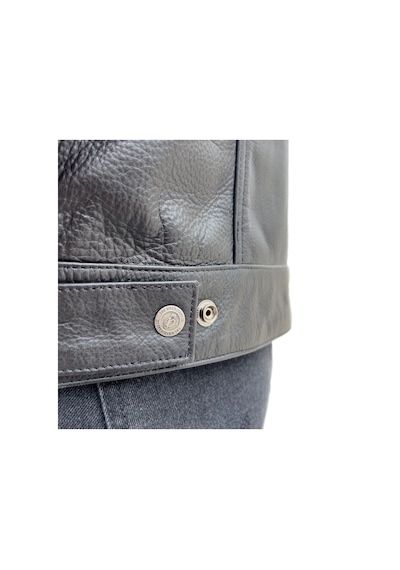 The Biker Jeans California Deri Motosiklet Yeleği