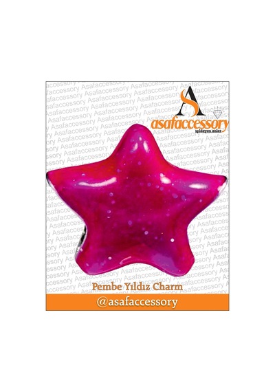 Pembe Yıldız Charm Asafaccessory