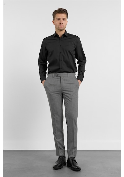 İmza Füme Yan Cep Slim Fit Esnek Classic Pantolon 1003255180