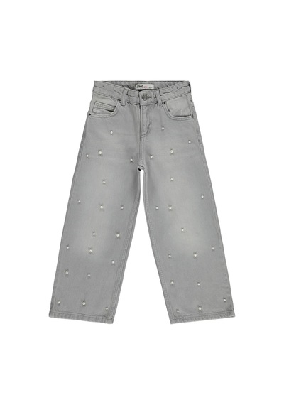 Civil Girls İncili 10-13 Yaş Pantolon - Gri