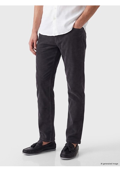 Lcwaıkıkı Classic Antrasit Regular Fit Kadife Erkek Pantolon