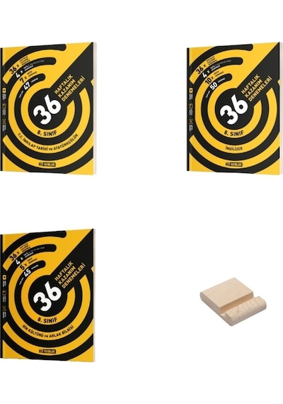 Lgs 8. Sınıf İnkılap İngilizce Ve Din Haftalık Kazanım Denemeleri 3lü Set