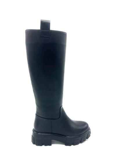 Nostra Shoes Elisa Kadın Hakiki Deri Siyah Çizme Siyah