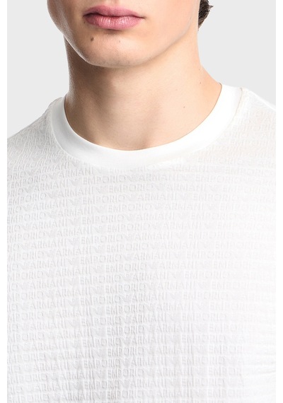 Emporio Armani Erkek T Shirt Em004594 Af10762 F0185 Beyaz Beyaz