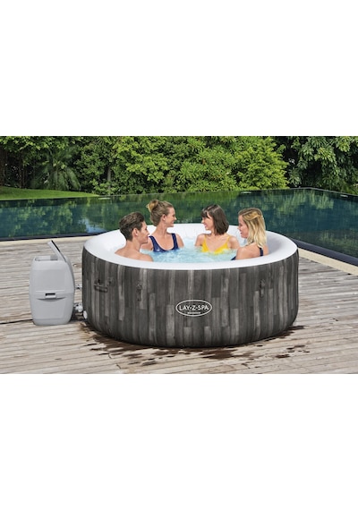 Lay-z-spa 60005 Bahamas Airjet Şişme Spa Havuzu, 2-4 Kişilik Kahverengi