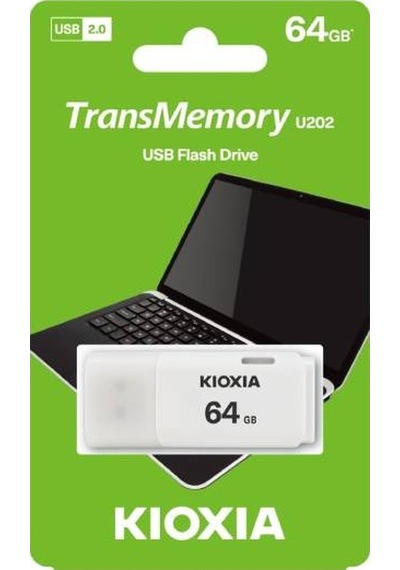 Kıoxıa 64gb U202w Usb 2.0 Flash Bellek Beyaz