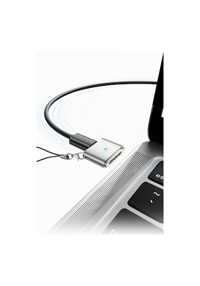 Type-c To Magsafe 3 İle Uyumlu Dönüştürücü 140w Hızlı Şarj Destekli Macbook İle Uyumlu Çevi