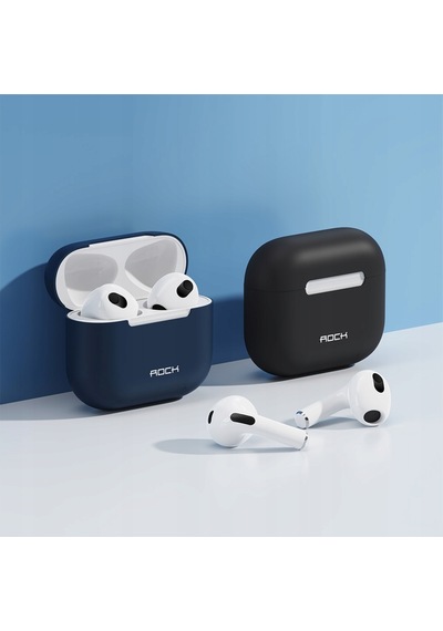 Apple Uyumlu AirPods 3 Silikon Kılıf Siyah
