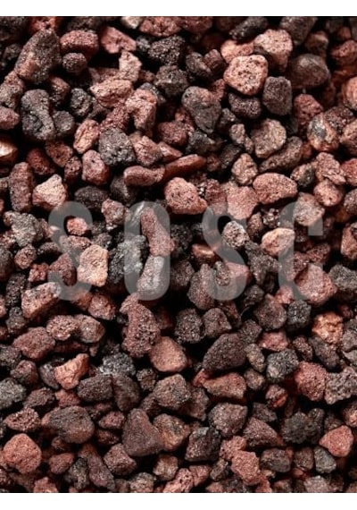 Kırmızı Pomza Taşı 2-3 Cm Volkanik Cürüf Ponza Lav Kırığı 5 Lt