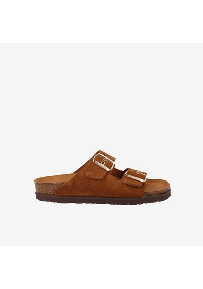 Terlik Kadın G106052 Genuins Hawaıı Velour Camel