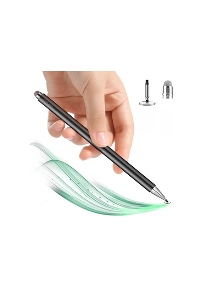 Jr-bp561 Stylus Kalem Pasif 3'ü 1 Arada Tabletler Akıllı Telefonlar İçin Manyetik Kapasitif Kalem -siyah